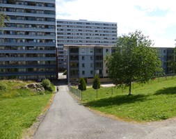 Vadmyra är en av Bergens största bostadsrättsföreningar med 551 lägenheter fördelade på fyra  höghus och sex lägre hus.